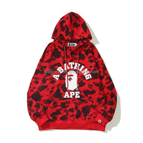 Hot Classic Style Bathing Ape Camo Hoodie Casual Long Sleeve Plus Size Unisex Hoodies Buy Ape