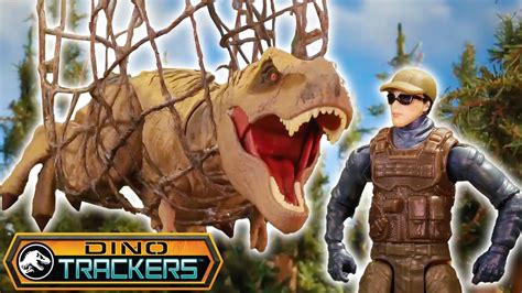 Murphy Captures The T Rex Jurassic World Dino Trackers YouTube