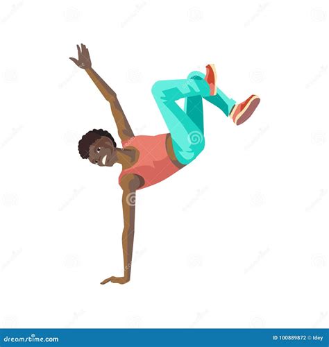 Break Dance Cartoon Vector | CartoonDealer.com #59210494