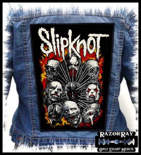 Slipknot Masks Backpatch Back Patch