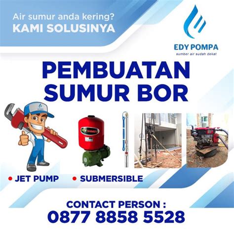 Jual 30 METER PEMBUATAN SUMUR BOR KOTA TANGERANG SELATAN JET PUMP