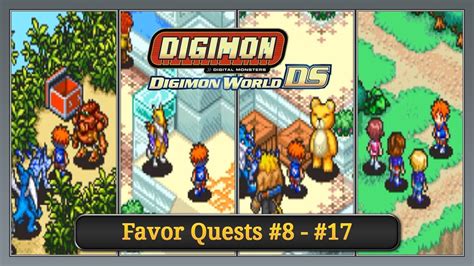 Digimon World Ds Favor Quests Part Quests Rank Bronze