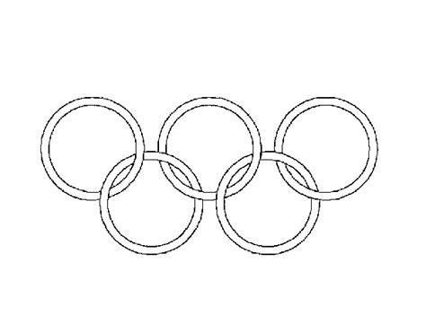 Dibujo De Aros Juegos Olimpicos Pintado Por En Dibujos Net El D A