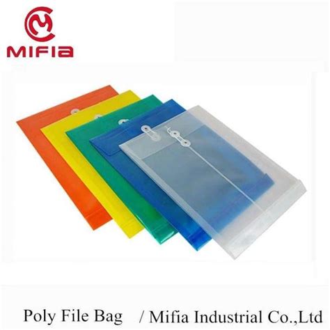 Jual Map Tali Plastik Transparan File Folder Plastic Bag A4 Folder