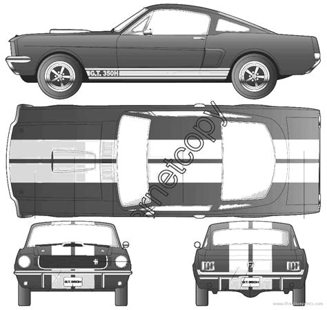 1967 Ford Mustang Blueprint