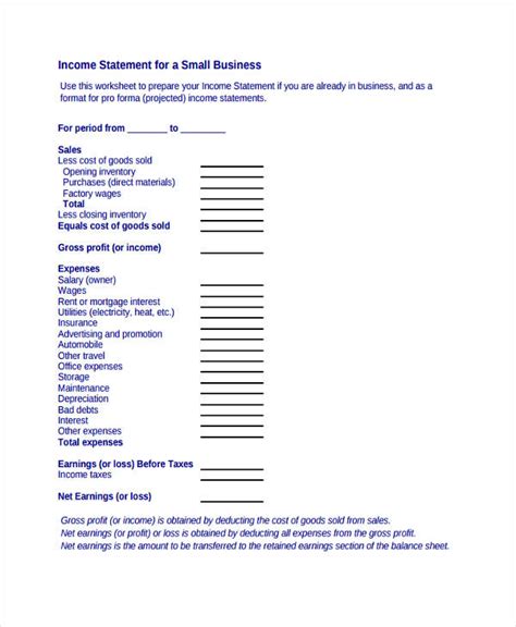 Income Statement 100 Examples Format How To Read Pdf