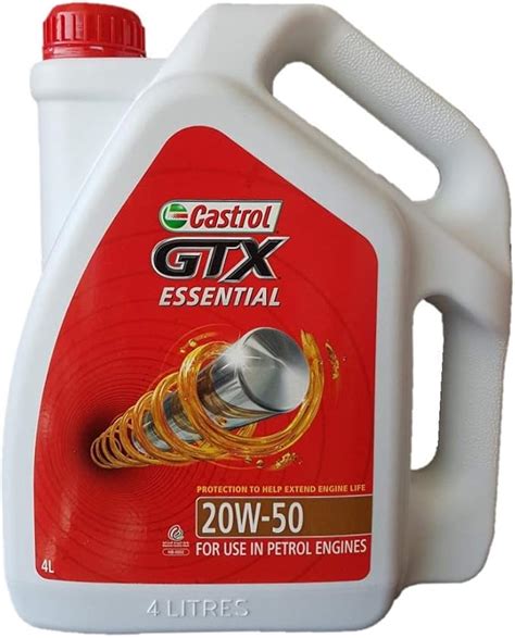 Castrol Engine Oil W Gtx Essential Liter Gallon Buy Online At