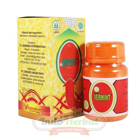 Vermint | vermin Isi 30 Kapsul | Shopee Indonesia