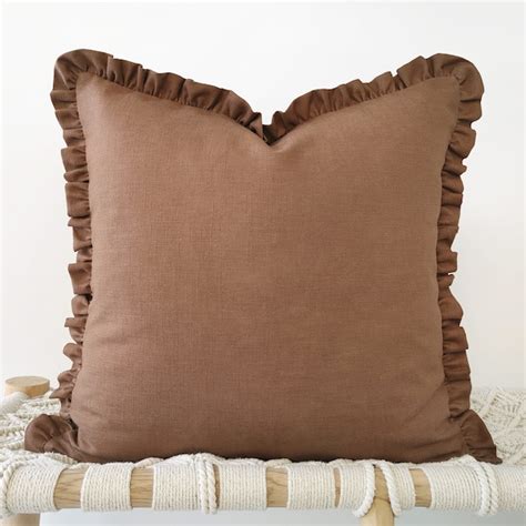 Rust Throw Pillow Etsy