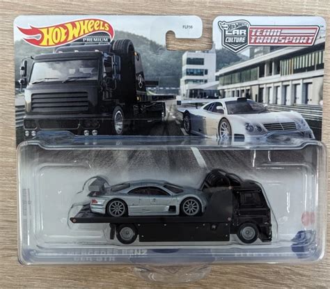 HOT WHEELS TEAM Transport 1997 Mercedes Benz CLK GTR Fleet Street Car Culture EUR 44 30