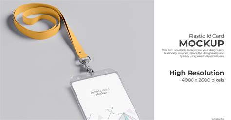 Plastic Id Card Mockup, Graphic Templates - Envato Elements