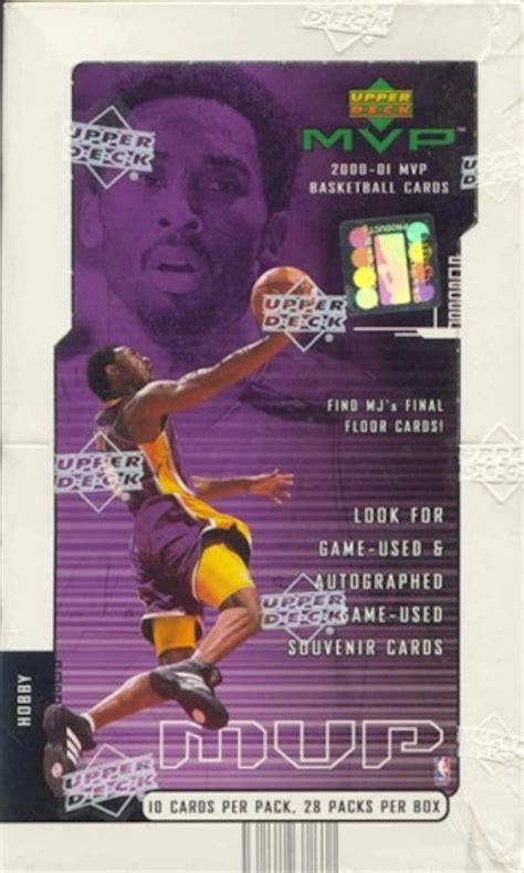 2000 01 Upper Deck Mvp Basketball Hobby Box Da Card World