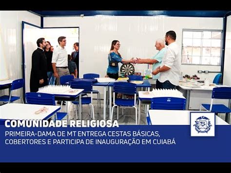 Primeira Dama De Mt Entrega Cestas B Sicas Cobertores E Participa De