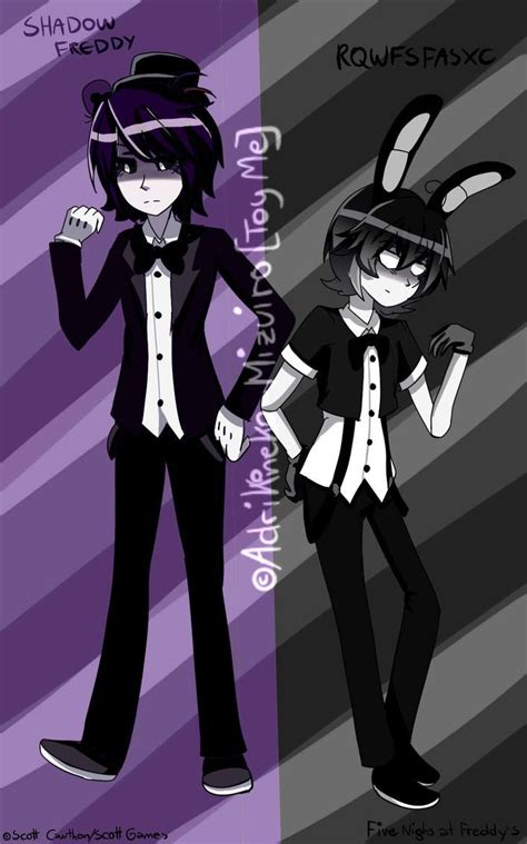 Shadow Fredy And Rqwfsfasxc Human Version By Adrikoneko Mizuiro