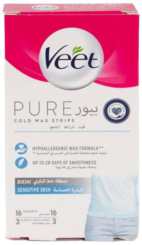Veet Wax Strips Pure Cold For Bikini Pcs Price From Al Dawaa In Saudi Arabia Yaoota