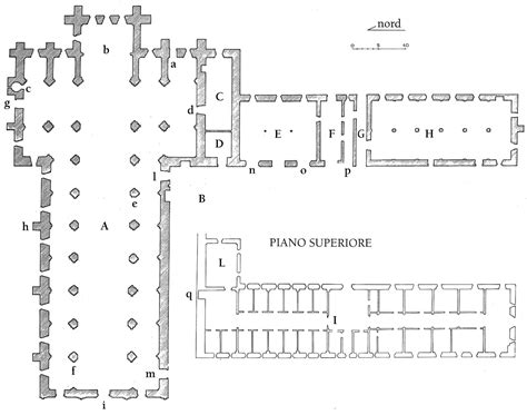 Planimetria Generale Dell Abbazia Di San Galgano Chiusdino Siena