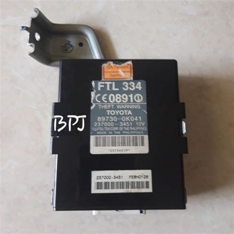 Jual Ecu Modul Alarm Toyota Innova Fortuner Hilux 89730 0K041 Ok041 Ori