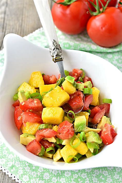 Mango Tomaten Avocado Salat Rezept