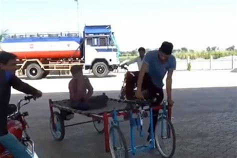 Watch Anand Mahindra Impressed By This Jugaad Vehicle Made From Cot