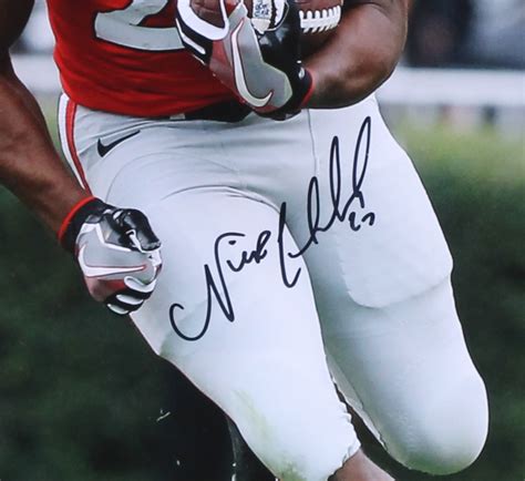 Nick Chubb Signed Georgia Bulldogs 16x20 Photo (Radtke COA) | Pristine ...