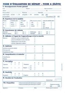 Lheure dévaluation en auto école Les leçons de Sophie