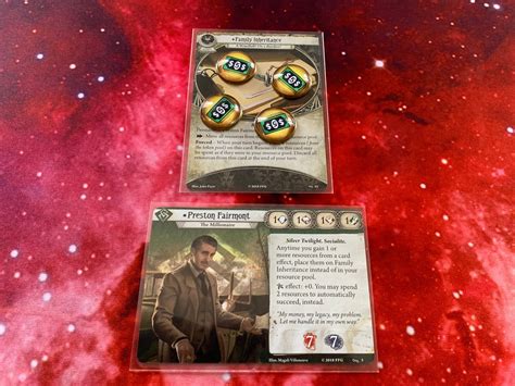 Arkham Horror The Card Game Compatible Premium Brass Backed Etsy