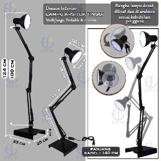 Jual LAMPU ARSITEK STANDING LAMP LAMPU BELAJAR ARSITEK MODEL BERDIRI