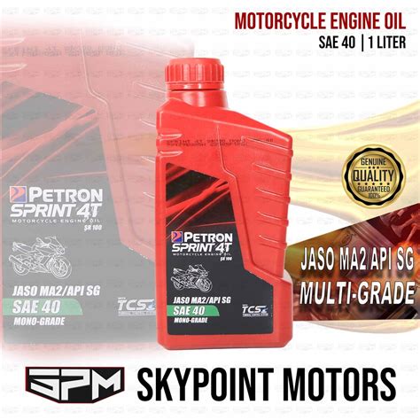 Petron Sprint T Monograde Engine Oil Sae Liter