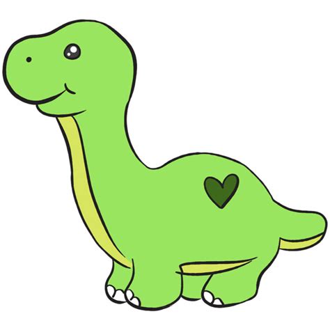 Dinosaur Clipart Easy To Draw : Easy Baby Dinosaur Drawing | Bodemawasuma