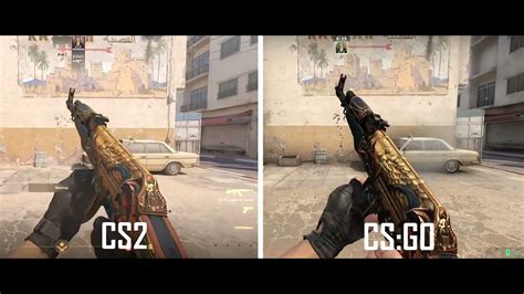 Side By Side GUN SPRAY PATTERN Comparison In CS2 CS GO AK 47 M4A1 S