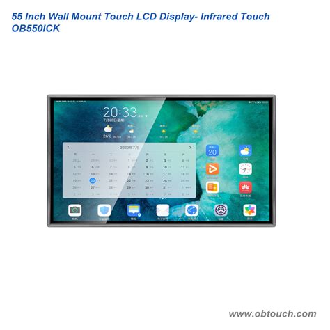 55 inch Wall Mounted IR Touch Monitor - OB550ICK - Obeytouch