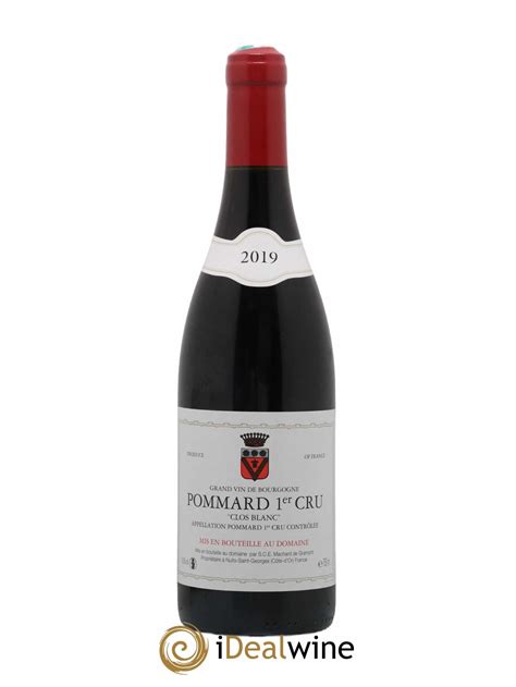 Acheter Pommard Er Cru Clos Blanc Domaine Machard De Gramont Lot