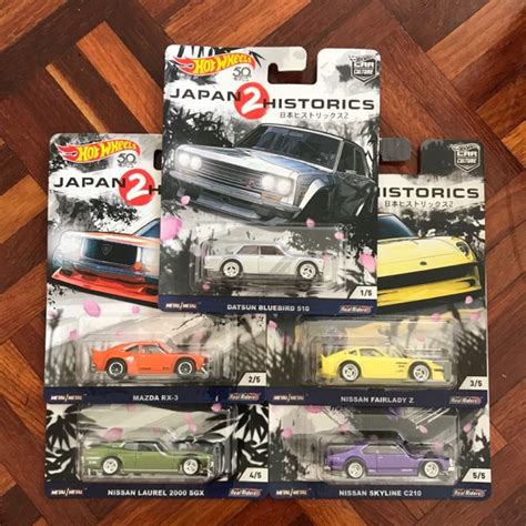 Hot Wheels Japan Historics Complete Set Shopee Malaysia