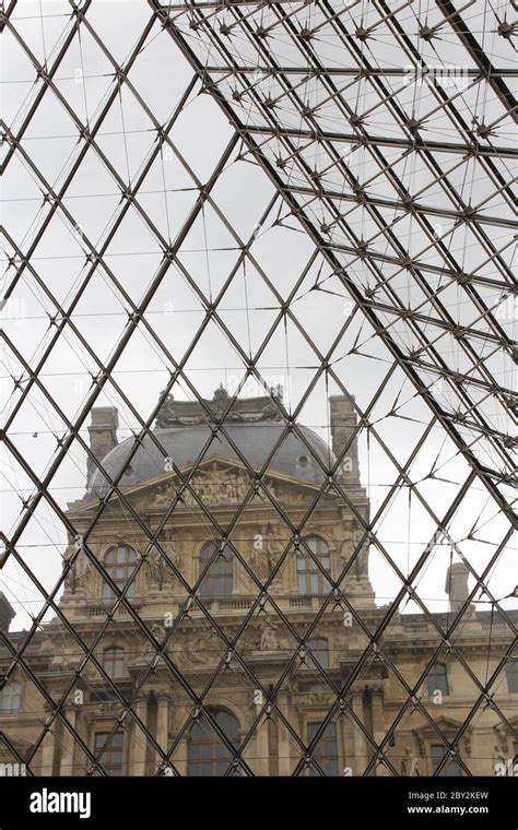 Paris France May 18 2019 View Of The Louvre Museum From The