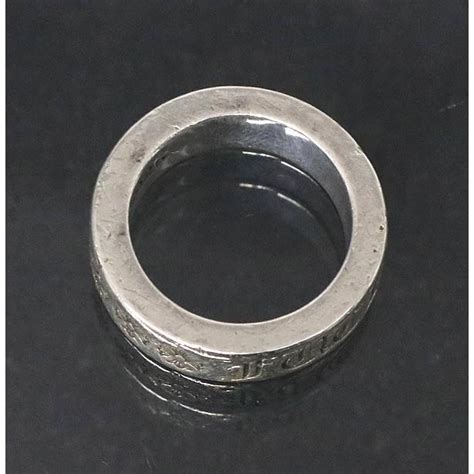 CHROME HEARTS 銀座店 クロムハーツ スペーサーリング 6mm FUCK YOU 指輪 シルバー SV925 約8 5号