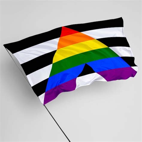 The Straight Ally Flag Lgbtq Table Flag Lgbtq Protective Etsy