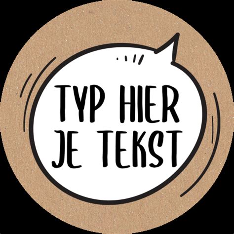 Sluitzegel Sticker Met Eigen Tekst