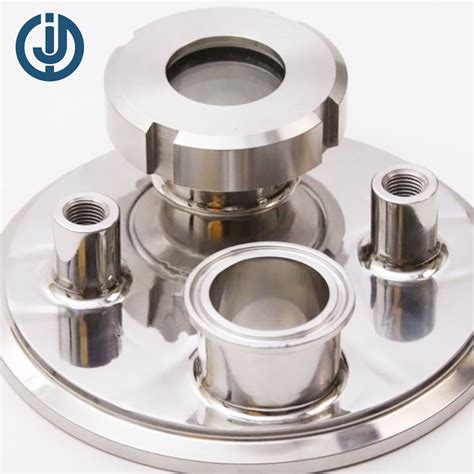 Stainless Steel Sanitary High Pressure Clamp Tank Round Lids For Tank China Blind Lid And