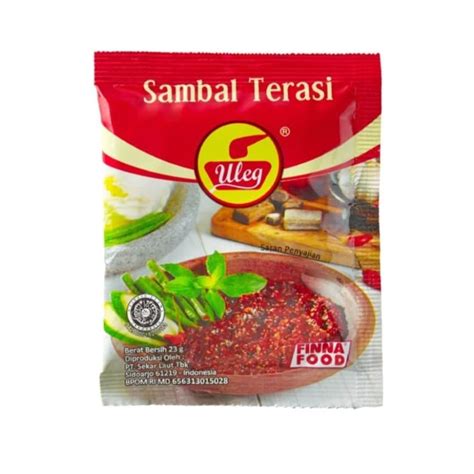 Finna Sambal Uleg Terasi 1 Pack Isi 10 Sachet