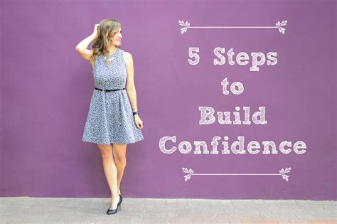 5 Steps To Build Confidence Penn And Quill