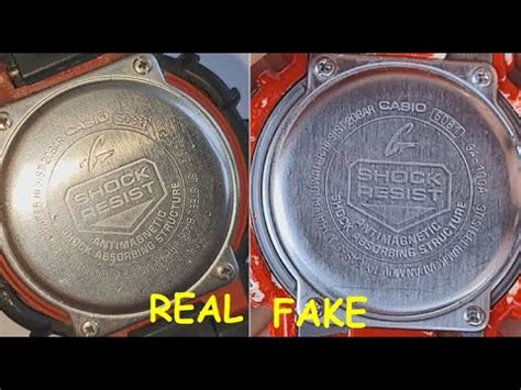 G Shock Watch Real Vs Fake How To Spot Original Casio G Shock