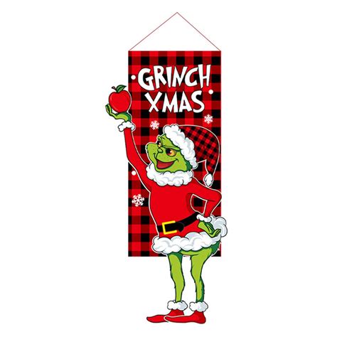 Buy Christmas Grinch Decoration Grinch Door Decors Christmas Banner