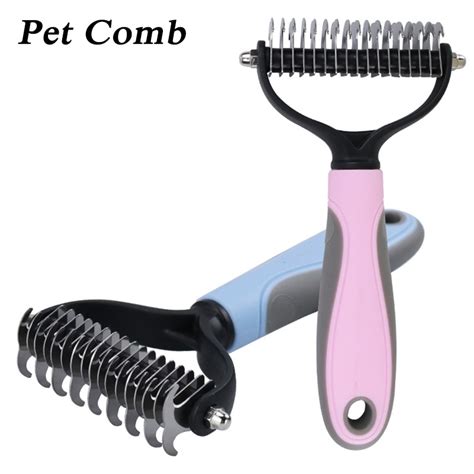 Pets Fur Knot Cutter Dog Grooming Shedding Tools Pet Cat Hair Removal