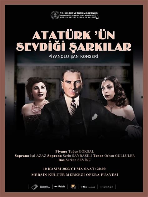 Atatürk ün Sevdiği Şarkılar Antalya DOB biletinial