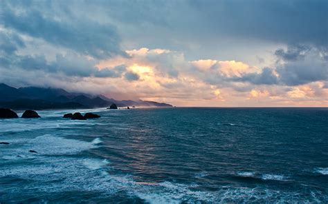 Oregon Coast Sunset Fondo De Pantalla Hd Wallpaperbetter