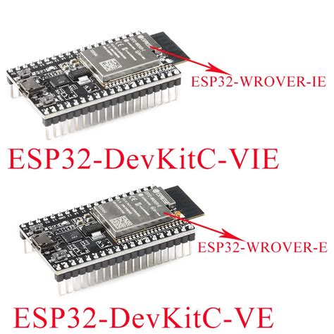 ESP32 DevKitC VE ESP32 WROVER E 8MB FLASH ESP32 DevKitC VIE Zast Pi