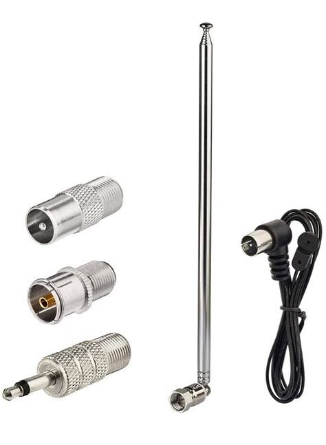 Buy Superbat Telescopic FM Antenna For Stereo Receiver Indoor FM Radio