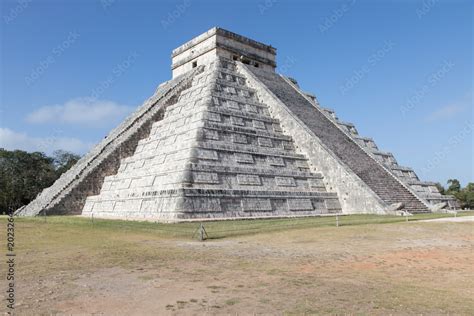 Chichén Itzá Maya Tempel Mayastätte Pyramide Ruine Yucatan