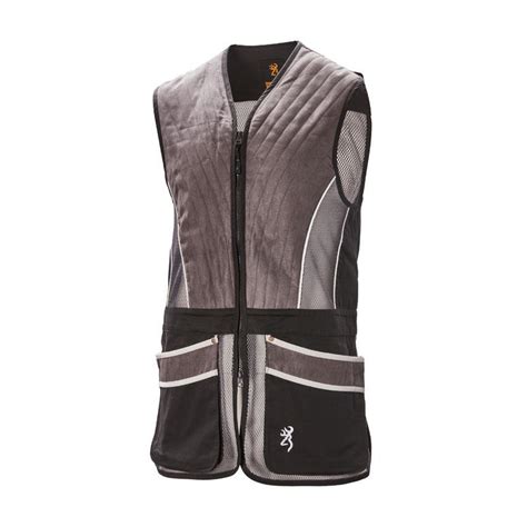 Gilet De Tir Homme Browning Pro Sport Gris Suisse