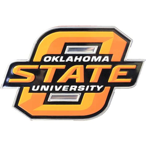 Oklahoma State Cowboys Osu Car Auto Color Emblem Decal Patch Collection